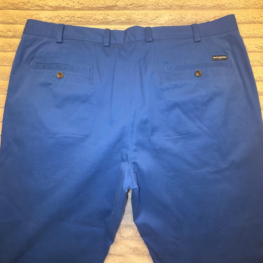 Brooks Brothers Pants Men's 42x30 Clark Fit Stretch Chino Khaki Brown Blue LOT 3 - Picture 16 of 16